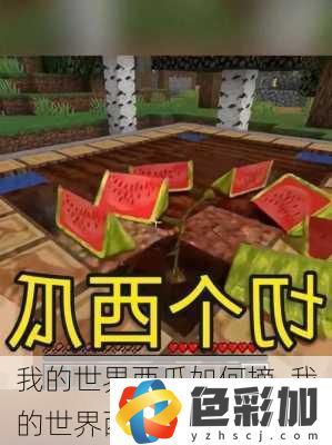 我的世界西瓜如何摘