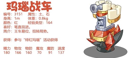 洛克王國瑪瑙戰車技能配招推薦一覽