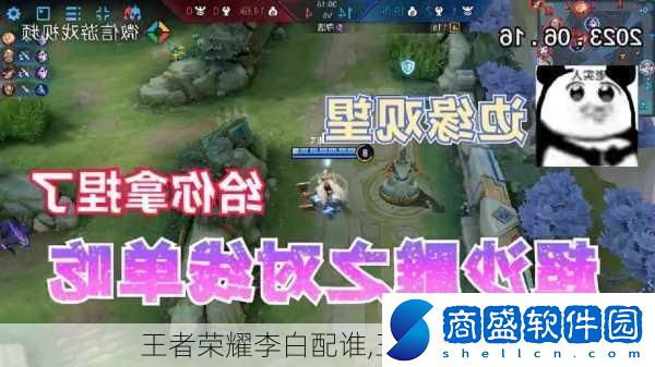 王者榮耀李白配誰