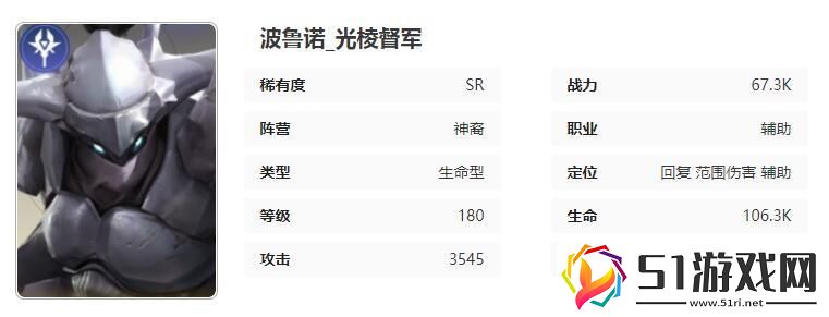 星際52區波魯諾角色技能屬性介紹